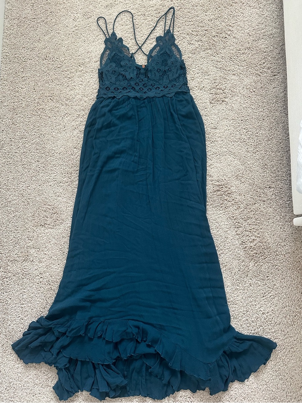 Free People Adella Slip Maxi Dress NWOT